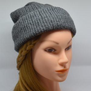 Grey Simple Hat SKU-0001