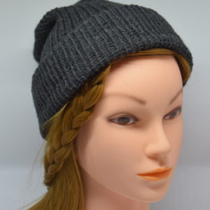Charcoal Grey Simple Hat SKU-0006