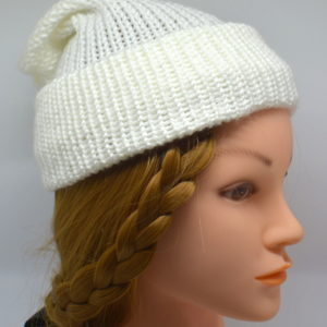 White Simple Hat SKU-0007